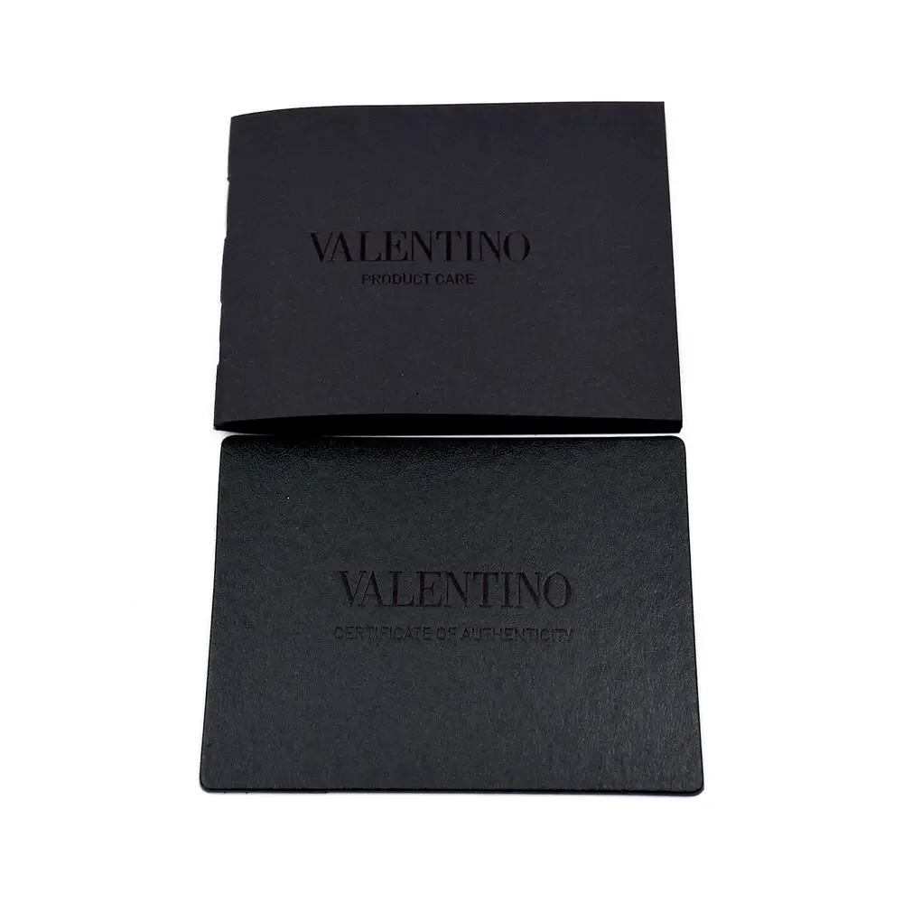 NEW VALENTINO GOLDCUT VLS-113A-55 BLACK GREY LENS SUNGLASSES AUTHENTIC - Picture 13 of 15